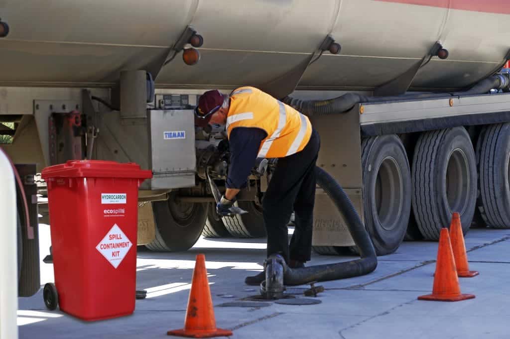 Pouring Gas From the Container