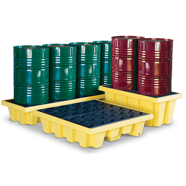 Two Drum Containment Pallet Ecospill Spill Kits
