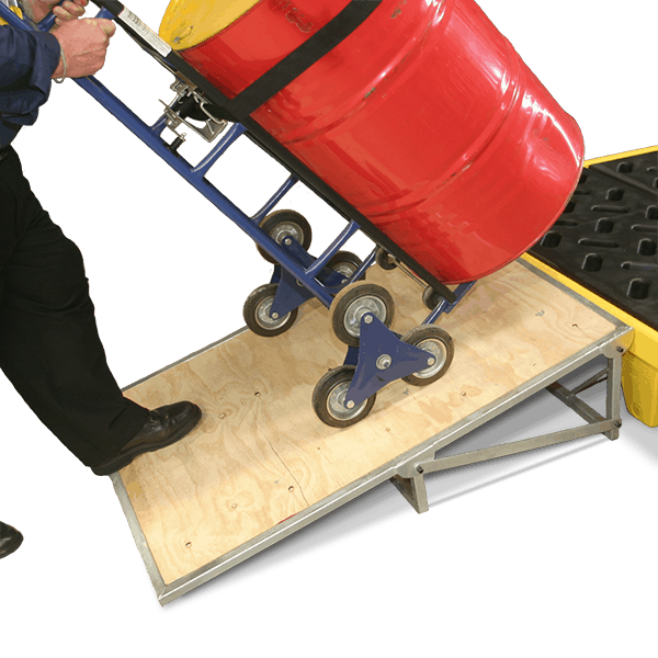 Easy Load Ramp for Drum Pallets