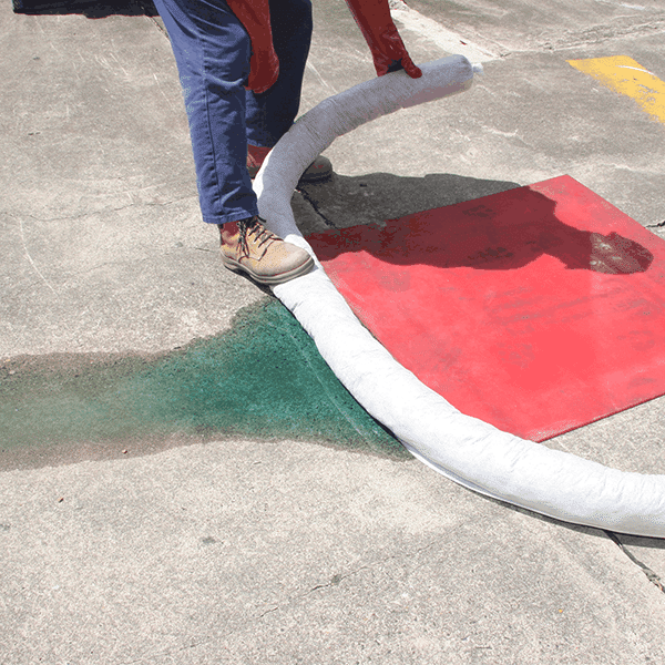 Fuel and Oil Land Socks 1.5m Length Ecospill Spill Kits