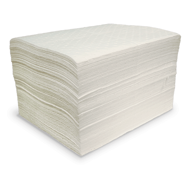 Fuel & Oil Absorbent Mats - White