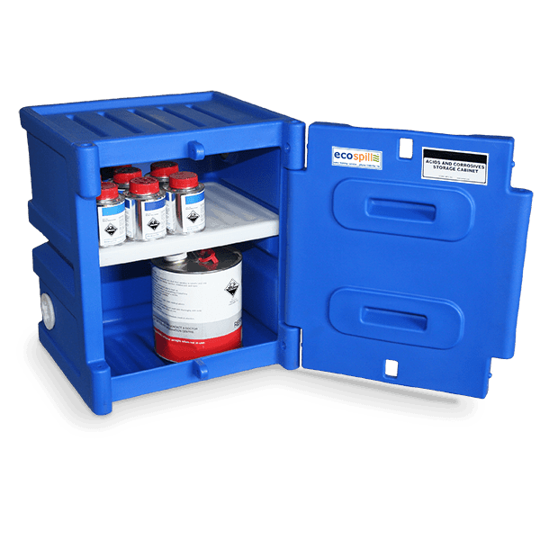 15L Polytheylene Cabinet | Poly Cabinet | Corrosive Substance Storage Cabinet | Corrosive Goods Cabinet | Corrosives Storage | CSC15-P | Ecospill | DrumSmart| DrumSmart Cabinets | Best Safety Cabinets