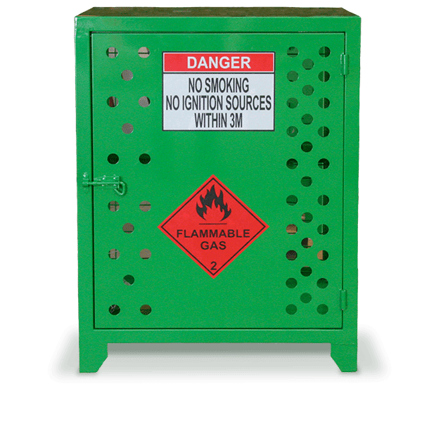 Gas Cylinder Storage Cabinet 2 Bottle Ecospill Spill Kits