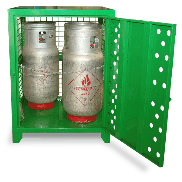 Gas Cylinder Storage Cabinet 4 Bottle Ecospill Spill Kits