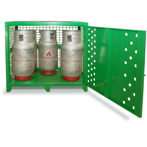 Gas Cylinder Storage Cabinet 6 Bottle Ecospill Spill Kits
