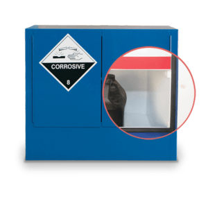 CSCPL100 Poly Lined Corrosive Storage 100L | Poly Lined Corrosive Storage - 100L | Polyethylene Cabinets | Polyethylene lined Metal Safety Cabinets | safe storage of corrosives | corrosive substances | Ecospill | Brisbane QLD | Sydney Melbourne Perth Adelaide ACT Tasmania Canberra | Australia | Best storage of corrosive