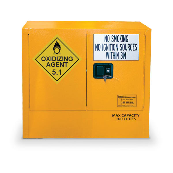 OSC100 | Oxidising Agent Storage Cabinet 100L | Oxidizing Agent storage | safety cabinet | safe storage | class 6 | Ecospill Brisbane Sydney Melbourne Perth Adelaide North Queensland | ACT | Australia | best dangerous goods storage
