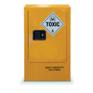 TSC30 | Toxic Storage Cabinet 30L | Toxic substance storage | safety cabinet | safe storage | class 6 | Ecospill Brisbane Sydney Melbourne Perth Adelaide North Queensland | ACT | Australia | best dangerous goods storage