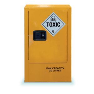 TSC30 | Toxic Storage Cabinet 30L | Toxic substance storage | safety cabinet | safe storage | class 6 | Ecospill Brisbane Sydney Melbourne Perth Adelaide North Queensland | ACT | Australia | best dangerous goods storage