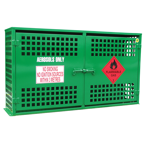 ASC216H | Aerosol Can - 216 Can Storage Cabinet | Class 2 Aerosol Storage | safety cabinet | safe storage | class 2 | Ecospill Brisbane Sydney Melbourne Perth Adelaide North Queensland | ACT | Australia | best dangerous goods storage