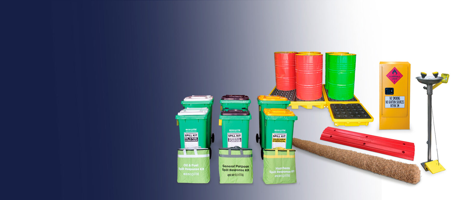 Ecospill Product Range | Ecospill | Spill Kit Training, Products & Services