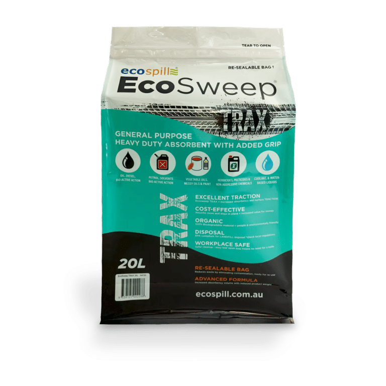 EcoSweep Trax | Heavy Duty BioActive Absorbent with Added Grip
